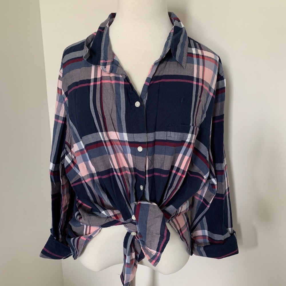 Old Navy Plaid Top